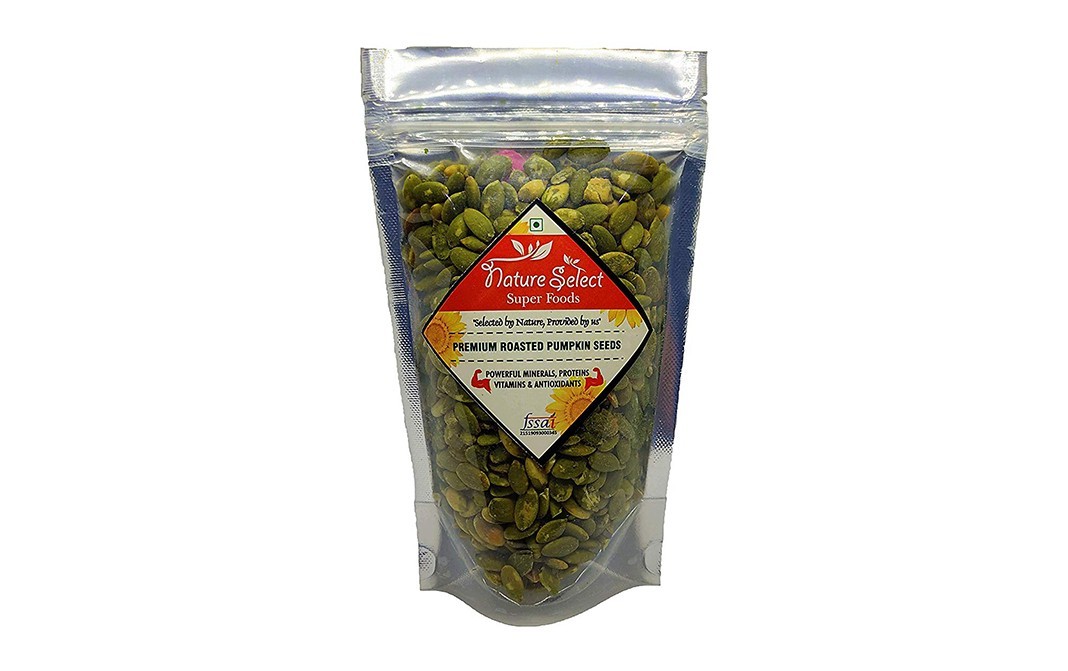 Nature Select Superfoods Premium Roasted Pumpkin Seeds   Shrink Pack  100 grams